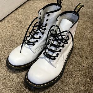 White Doc Martens !!
